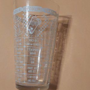 Drink mixing glass